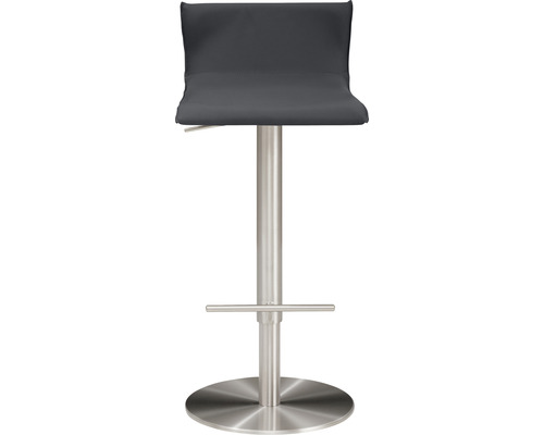 Barhocker mit Fußstütze und Metallsockel