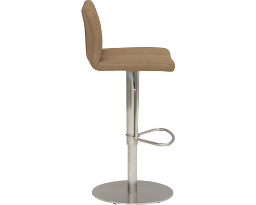 Barhocker mit Rückenlehne und Fußstütze