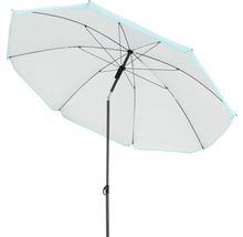 Geöffneter Sonnenschirm mit Ständer