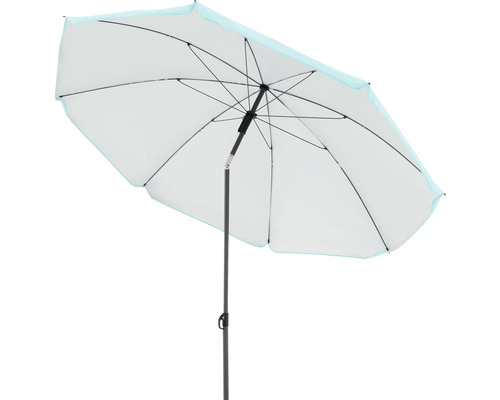Geöffneter Sonnenschirm mit Ständer