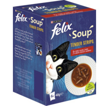 Katzengetränk Felix Soup mit Fleisch 6x48 g-thumb-0