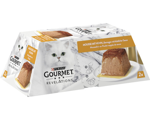 Katzenfutter nass Purina Gourmet Revelations Huhn 2x57 g
