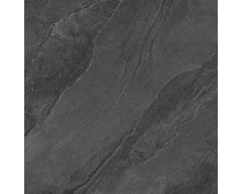 Dunkle Steinzeugfliese mit matter Oberfläche