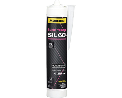 Sanitär Silikon Murexin SIL60 dunkelbraun 310 ml