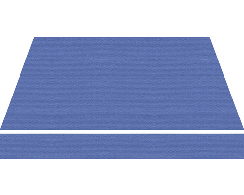 Blauer Stoffzuschnitt für Heimwerkerprojekte