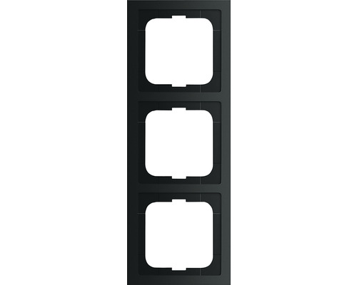 Rahmen Busch-Jaeger Future Linear 3-fach unterputz schwarz matt (1723-885K)