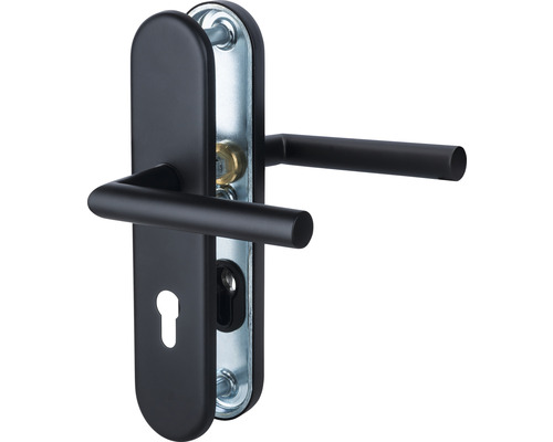 Türgriffgarnitur mit Langschild für Innentüren