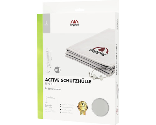 Verpackung der Doppler Schutzhülle für Sonnenschirme