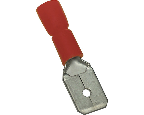 Flachstecker 1,5 mm², rot, 25 Stk.