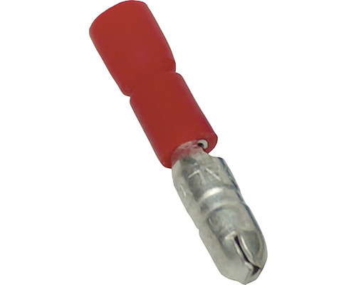 Rundstecker 1,5 mm² rot 25 Stk.