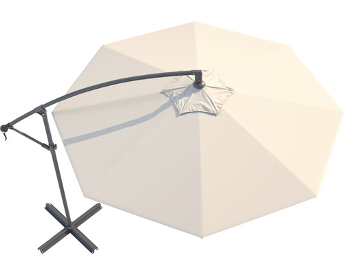 Freiarmschirm mit Ständerkreuz für den Garten