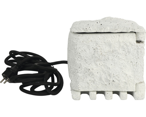 Dekorative Zementleuchte mit Stromkabel