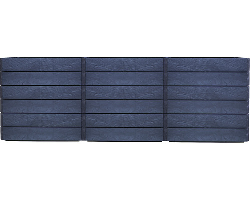 Gestapelte Palisaden aus Holz