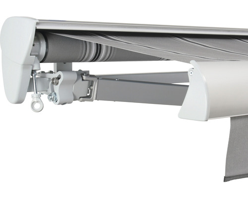 SOLUNA Halbkassettenmarkise Classic 2,5x2 Stoff Dessin A131 Gestell E6EV1 silber eloxiert Antrieb links inkl. Kurbel SOLUNA Halbkassettenmarkise Classic 2,5x2 Stoff Dessin A131 Gestell E6EV1 silber eloxiert Antrieb links inkl. Kurbel