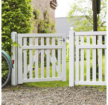 Offenes Gartentor aus Holz