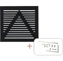 Schiebeladen mit Beschlägen