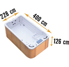 Aufstellbarer Whirlpool Blue Water Spas Swim Spa Atlas inkl. LKW Anlieferung