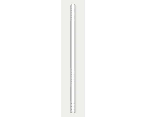 Eckpfosten palatino Corten für Space/Spaceline 6 x 6 x 240 cm Pfosten aus Metall mit Bohrungen