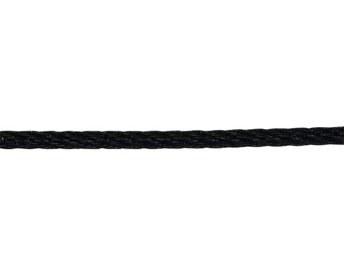 Drahtseil Pösamo 4 mm, Stahl schwarz