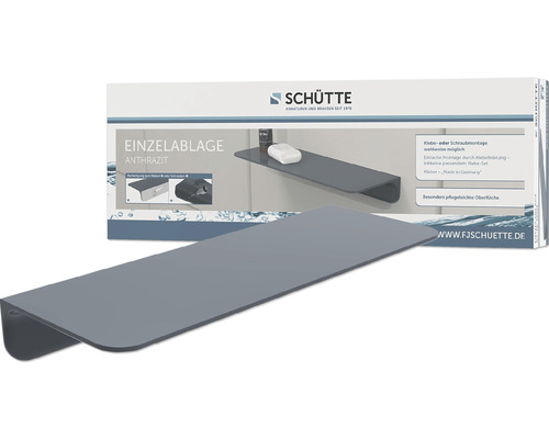 Schütte Einzelablage zur Wandmontage, anthrazit