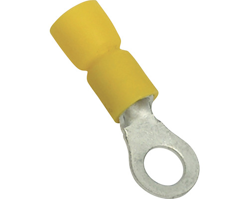 Ringkabelschuh Quetschkabelschuh 6 mm² M8 gelb 25 Stück