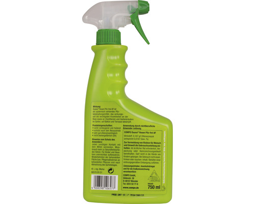 COMPO Rosen Pilzfrei AF Pflanzenschutzmittel in einer 750-Milliliter-Sprühflasche
