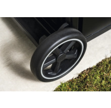 Rad eines Grillwagens