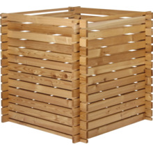 Quadratischer Holzkomposter für den Garten
