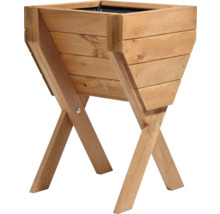 Hochbeet auf Stelzen dobar inkl. Pflanzfolie 39 x 40 x 61 cm braun-thumb-1 Hochbeet auf Stelzen dobar inkl. Pflanzfolie 39 x 40 x 61 cm braun-thumb-1