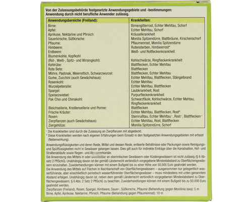Informationen zu Anwendungsgebieten und -bestimmungen von Pflanzenschutzmitteln.