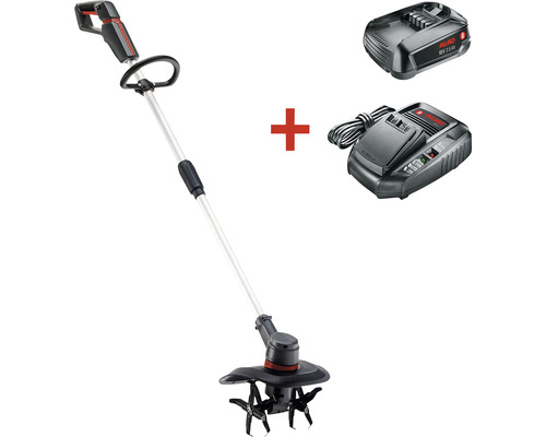 Akku Motorhacke AL-KO TL 1820 inkl. 2,5 Ah Akku (18V) und Ladegerät Akku-Bodenhacke mit Akku und Ladegerät
