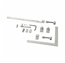 Torbandset mit Riegel und Befestigungsmaterial