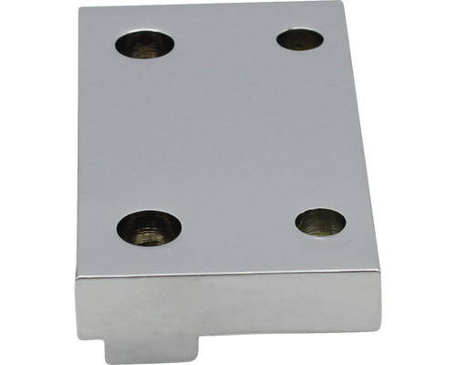 Rechteckige Chrombefestigungsplatte mit vier Löchern