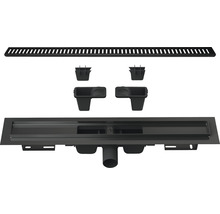 Duschrinne Jungborn Uno 650x85 mm Abflussleistung 60 l/min schwarz-thumb-0 Duschrinne Jungborn Uno 650x85 mm Abflussleistung 60 l/min schwarz-thumb-0