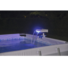 Aufblasbarer Pool mit Wasserfall und Beleuchtung
