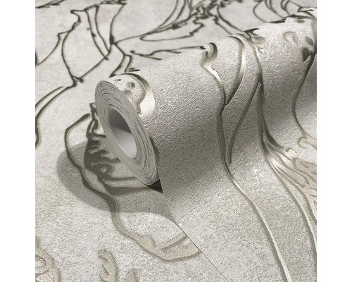 Rolle Strukturtapete mit floralem Muster