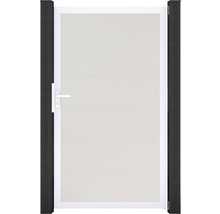 Gartentür aus Aluminium mit Griff