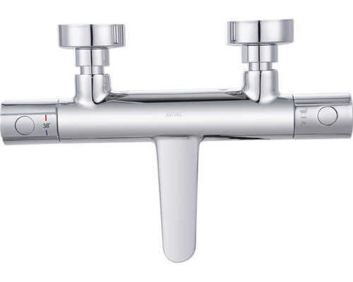 Avital Thermostat-Brausearmatur zur Wandmontage