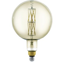 Globeförmige Lampe mit Fassung