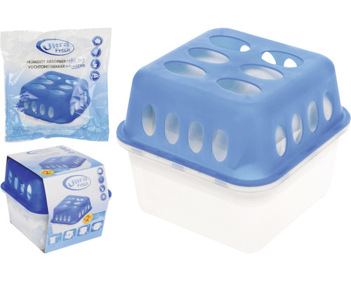Luftentfeuchter 400 g inkl. Nachfüllpack 400 g Feuchtigkeitsabsorber mit Nachfüllbeutel und Verpackung