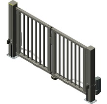 Schiebetor aus Metall mit Antrieb