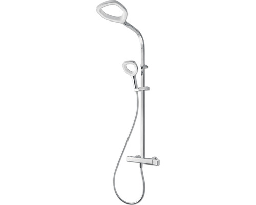 Duschsäule Breuer Aquamaxx Splash mit Thermostat weiß Duschsäule Breuer Aquamaxx Splash mit Thermostat weiß