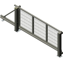 Schiebetor ALBERTS Mosaik links öffnend DSM 6/5/6 inkl. Handsender 439 x 152 cm anthrazit-thumb-0 Schiebetor ALBERTS Mosaik links öffnend DSM 6/5/6 inkl. Handsender 439 x 152 cm anthrazit-thumb-0