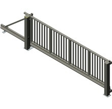 Schiebetor aus Metall für den Aussenbereich