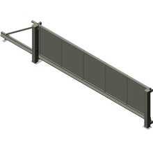 Schiebetürsystem mit Metallelementen