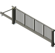 Schiebetor aus Metall für den Aussenbereich