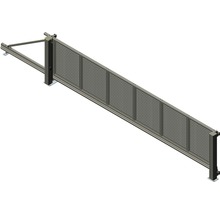 Schiebetor ALBERTS Mosaik links öffnend Lochblech inkl. Handsender 799 x 212 cm anthrazit-thumb-0 Schiebetor ALBERTS Mosaik links öffnend Lochblech inkl. Handsender 799 x 212 cm anthrazit-thumb-0