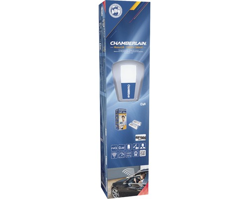 Verpackung des Chamberlain Motorlift 1000EV Smart Garagentorantriebs