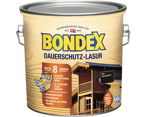 Dauerschutz-Lasur Bondex rio palisander 2,5 l