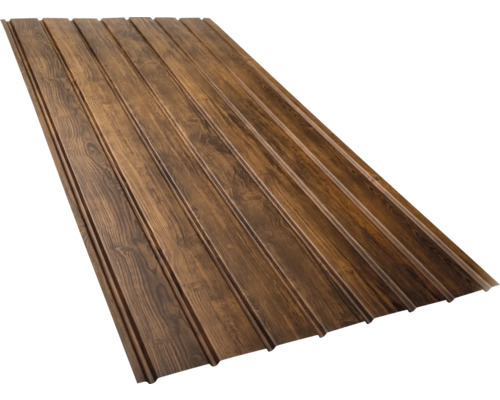 Profilblech mit Holzoptik